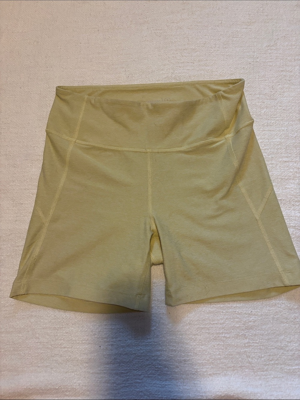 Outdoor Voices Olive Green High-Rise Athletic Shorts